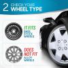 imageBDK Full Set of 415 Inch Replacement Hubcaps for Cars Wheel Cover Hub Cap Easy SnapOn Installation Secure Fit Heat ampamp Impact Resistant Direct Replacement for OEM Factory Wheels  Fits 15quot Rims