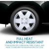 imageBDK Full Set of 415 Inch Replacement Hubcaps for Cars Wheel Cover Hub Cap Easy SnapOn Installation Secure Fit Heat ampamp Impact Resistant Direct Replacement for OEM Factory Wheels  Fits 15quot Rims