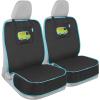 imageBDK Scooby Doo Dog Car Seat Covers 2Pack Front Seats  Dog Seat Protectors with Storage Pocket Heavy Duty Oxford Fabric with NonSlip Stitching Interior Covers for Auto Truck Van SUVSeat Covers Full Set