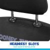 imageLooney Tunes Car Seat Covers  2Piece Front Seat Covers Featuring Bugs Bunny Marvin the Martian Taz ampamp Daffy Duck  Universal Fit for Cars Trucks SUV Seat Covers for Car Cute Cartoon Car Accessories
