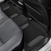imagePU Leather Car Seat Covers wTwoTone CarpetVinyl Trim Car Floor Mats  Front and Back Split Bench Seat Covers Steering Wheel Cover Floor Mats for Cars Trucks Vans and SUVs BlackCharcoal