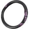 imageBDK Design Comfort Grip Steering Wheel Cover for Car SUV Van and Truck 15 inch Standard Size Pink ButterfliesPink Butterflies