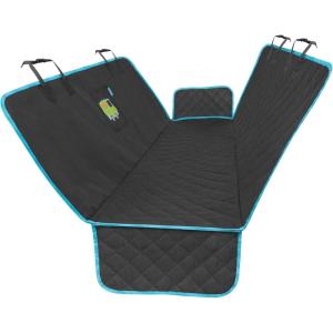 imageBDK Scooby Doo Dog Car Seat Covers 2Pack Front Seats  Dog Seat Protectors with Storage Pocket Heavy Duty Oxford Fabric with NonSlip Stitching Interior Covers for Auto Truck Van SUVRear Bench Hammock Seat Cover