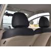 imageADV Performance Car Seat Covers  Automotive Interior Protection  PolyCloth Honeycomb Carbon Fiber with Accent Trim Beige Trim Seat Covers