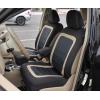 imageBDK Advanced Performance Car Seat Covers  Instant Install Sideless Fronts  Full Interior Set for Auto Beige