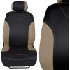 imageBDK Beige Car Seat Covers with Matching Carpet Floor Mats for Cars Full Set  Front Universal Seat Covers ampamp Back Bench Seat Cover with Automotive Floor Mats  Car SUV Truck ampamp Van Interior ProtectorBeige