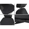 imageBDK Beige Car Seat Covers with Matching Carpet Floor Mats for Cars Full Set  Front Universal Seat Covers ampamp Back Bench Seat Cover with Automotive Floor Mats  Car SUV Truck ampamp Van Interior ProtectorCharcoal