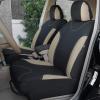 imageBDK Beige Car Seat Covers with Matching Carpet Floor Mats for Cars Full Set  Front Universal Seat Covers ampamp Back Bench Seat Cover with Automotive Floor Mats  Car SUV Truck ampamp Van Interior ProtectorBeige