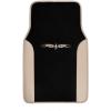 imageBDK Beige Car Seat Covers with Matching Carpet Floor Mats for Cars Full Set  Front Universal Seat Covers ampamp Back Bench Seat Cover with Automotive Floor Mats  Car SUV Truck ampamp Van Interior ProtectorBeige