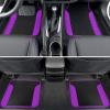 imageBDK Black Car Seat Covers with Matching Carpet Floor Mats for Cars Full Set  Front Universal Seat Covers ampamp Back Bench Seat Cover with Automotive Floor Mats  Car SUV Truck ampamp Van Interior ProtectorPurple