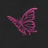 imageBDK Pink Butterflies Car Seat Covers for Women Full Set with Steering Wheel Cover and Seat Belt Pads  Front and Rear Covers with Matching Embroidered Accessories Fits Most Car Truck Van SUV