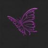 imageBDK Purple Butterflies Car Seat Covers for Women Full Set with Steering Wheel Cover and Seat Belt Pads  Front and Rear Seat Covers for Cars with Matching Accessories Fits Most Car Truck Van SUV