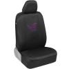 imageBDK Purple Butterflies Car Seat Covers for Women Full Set with Steering Wheel Cover and Seat Belt Pads  Front and Rear Seat Covers for Cars with Matching Accessories Fits Most Car Truck Van SUV