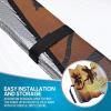 imageBDK Purple Sunset Beach Front Windshield Sunshade Accordion Folding Style Auto Shade for Car Truck SUV Van Blocks UV Rays Sun Visor Protector Easy Setup Keeps Your Vehicle Cool  58 x 27 inchesGolden Sunset Beach