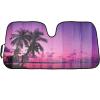 imageBDK Purple Sunset Beach Front Windshield Sunshade Accordion Folding Style Auto Shade for Car Truck SUV Van Blocks UV Rays Sun Visor Protector Easy Setup Keeps Your Vehicle Cool  58 x 27 inchesPurple Sunset Beach