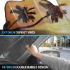 imageBDK Purple Sunset Beach Front Windshield Sunshade Accordion Folding Style Auto Shade for Car Truck SUV Van Blocks UV Rays Sun Visor Protector Easy Setup Keeps Your Vehicle Cool  58 x 27 inchesGolden Sunset Beach