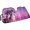 imageBDK Purple Sunset Beach Front Windshield Sunshade Accordion Folding Style Auto Shade for Car Truck SUV Van Blocks UV Rays Sun Visor Protector Easy Setup Keeps Your Vehicle Cool  58 x 27 inchesPurple Sunset Beach