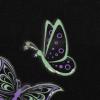 imageBDK Purple White Butterfly Design Carpet Car Floor Mats for Auto Van Truck SUV4 Pieces Front ampamp Rear Full Set with Rubber BackingUniversal Fit MT509PPNeon Butterflies Mats