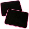 imageBDK Purple White Butterfly Design Carpet Car Floor Mats for Auto Van Truck SUV4 Pieces Front ampamp Rear Full Set with Rubber BackingUniversal Fit MT509PPHawaiian Flower Pink