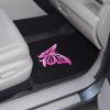 imageBDK Purple White Butterfly Design Carpet Car Floor Mats for Auto Van Truck SUV4 Pieces Front ampamp Rear Full Set with Rubber BackingUniversal Fit MT509PPPink Butterfly Design