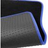 imageBDK Purple White Butterfly Design Carpet Car Floor Mats for Auto Van Truck SUV4 Pieces Front ampamp Rear Full Set with Rubber BackingUniversal Fit MT509PPHawaiian Flower Blue