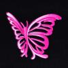imageBDK Purple White Butterfly Design Carpet Car Floor Mats for Auto Van Truck SUV4 Pieces Front ampamp Rear Full Set with Rubber BackingUniversal Fit MT509PPPink Butterfly Design
