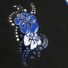 imageBDK Purple White Butterfly Design Carpet Car Floor Mats for Auto Van Truck SUV4 Pieces Front ampamp Rear Full Set with Rubber BackingUniversal Fit MT509PPHawaiian Flower Blue