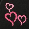 imageBDK Purple White Butterfly Design Carpet Car Floor Mats for Auto Van Truck SUV4 Pieces Front ampamp Rear Full Set with Rubber BackingUniversal Fit MT509PPPink and Red Hearts