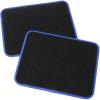 imageBDK Purple White Butterfly Design Carpet Car Floor Mats for Auto Van Truck SUV4 Pieces Front ampamp Rear Full Set with Rubber BackingUniversal Fit MT509PPHawaiian Flower Blue