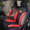 imageBDK Warner Bros DC Comics Wonder Woman Car Accessories Seat Covers  Front Car Seat Cover Includes Removable Head Cover ampamp Matching Seat Belt Pads Side Airbag Compatible Universal Fit Red ampamp Black