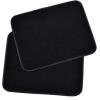 imagePretty Rugs Gift Pack  Matching Flowers Design  Black Carpet Floor Mats wSynthetic Leather Grip Steering Wheel CoverFloor Mats