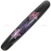 imagePretty Rugs Gift Pack  Matching Flowers Design  Black Carpet Floor Mats wSynthetic Leather Grip Steering Wheel CoverGift Pack
