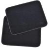 imagePretty Rugs Gift Pack  Matching Flowers Design  Black Carpet Floor Mats wSynthetic Leather Grip Steering Wheel CoverGift Pack