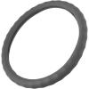 imageBDK Beige Leather Car Steering Wheel Cover Large Size 155 to 16 inch Easy InstallationGray
