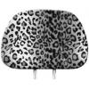 imageBDK Car Headrest Cover in Animal Print  Leopard Snow