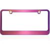 imageBDK Heavy Duty RustProof StainlessSteel Metal Neo Mirror Polish License Plate Frame Universal Size for Car Truck SUV Pack of 21 Piece