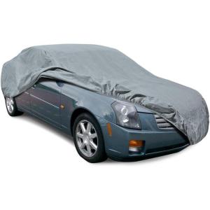imageBDK Premium Custom Fit Car Cover for Cadillac CTS AllWeather Protection for Cars Trucks ampamp SUVs UV Resistant Waterproof ScratchResistant Single Layer Vehicle Cover for Outdoor ampamp Indoor Coverage