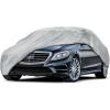 imageBDK Premium Universal Fit Car Cover AllWeather Protection for Cars Trucks ampamp SUVs UV Resistant Waterproof ScratchResistant Single Layer Cover for Outdoor ampamp Indoor Coverage Fits Up To 228quot Length