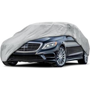 imageBDK Premium Universal Fit Car Cover AllWeather Protection for Cars Trucks ampamp SUVs UV Resistant Waterproof ScratchResistant Single Layer Cover for Outdoor ampamp Indoor Coverage Fits Up To 228quot Length
