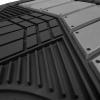 imageBDK AutoSport Charcoal Car Seat Covers Full Set with Matching Set of Heavy Duty Rubber Car Floor Mats All Weather  Interior Front ampamp Rear Car Seat Protector ampamp Floor Mats for Car SUV Trucks ampamp AutosCharcoal