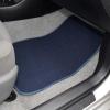 imageBDK Front ampamp Rear Combo Set of 4 Piece Auto Carpet Floor Mats with PolyPro Car Seat Covers ampamp Steering Wheel Cover Fits Most for Car Truck Van SUV Colorful Design Interior Car AccessoriesBlue