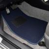 imageBDK Front ampamp Rear Combo Set of 4 Piece Auto Carpet Floor Mats with PolyPro Car Seat Covers ampamp Steering Wheel Cover Fits Most for Car Truck Van SUV Colorful Design Interior Car AccessoriesBlue