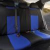 imageBDK Front ampamp Rear Combo Set of 4 Piece Auto Carpet Floor Mats with PolyPro Car Seat Covers ampamp Steering Wheel Cover Fits Most for Car Truck Van SUV Colorful Design Interior Car AccessoriesBlue