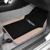 imageBDK Premium Medium Gray Carpet Floor Mats for Cars  Universal Fit Interior 4Piece Car Mats Full Set with Vinyl Heel Pad Protector  Cute Car Accessories Interior Floor Covers for SUVs ampamp Trucks201BG