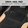 imageBDK Premium Medium Gray Carpet Floor Mats for Cars  Universal Fit Interior 4Piece Car Mats Full Set with Vinyl Heel Pad Protector  Cute Car Accessories Interior Floor Covers for SUVs ampamp Trucks202BG