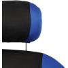 imageBDK SC452BL SC452BL 9 Piece Set Hibiscus Flower Print Design Seat CoversFit for Car SUV Van and Truck Blue HawaiianBlue