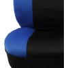 imageBDK SC452BL SC452BL 9 Piece Set Hibiscus Flower Print Design Seat CoversFit for Car SUV Van and Truck Blue HawaiianBlue