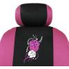 imageBDK SC452BL SC452BL 9 Piece Set Hibiscus Flower Print Design Seat CoversFit for Car SUV Van and Truck Blue HawaiianPink