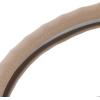 imageBDK SW899MG Genuine Leather Car Steering Wheel Cover 14515 inch MediumGray Easy InstallationBeige