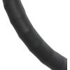 imageBDK SW899MG Genuine Leather Car Steering Wheel Cover 14515 inch MediumGray Easy InstallationBlack